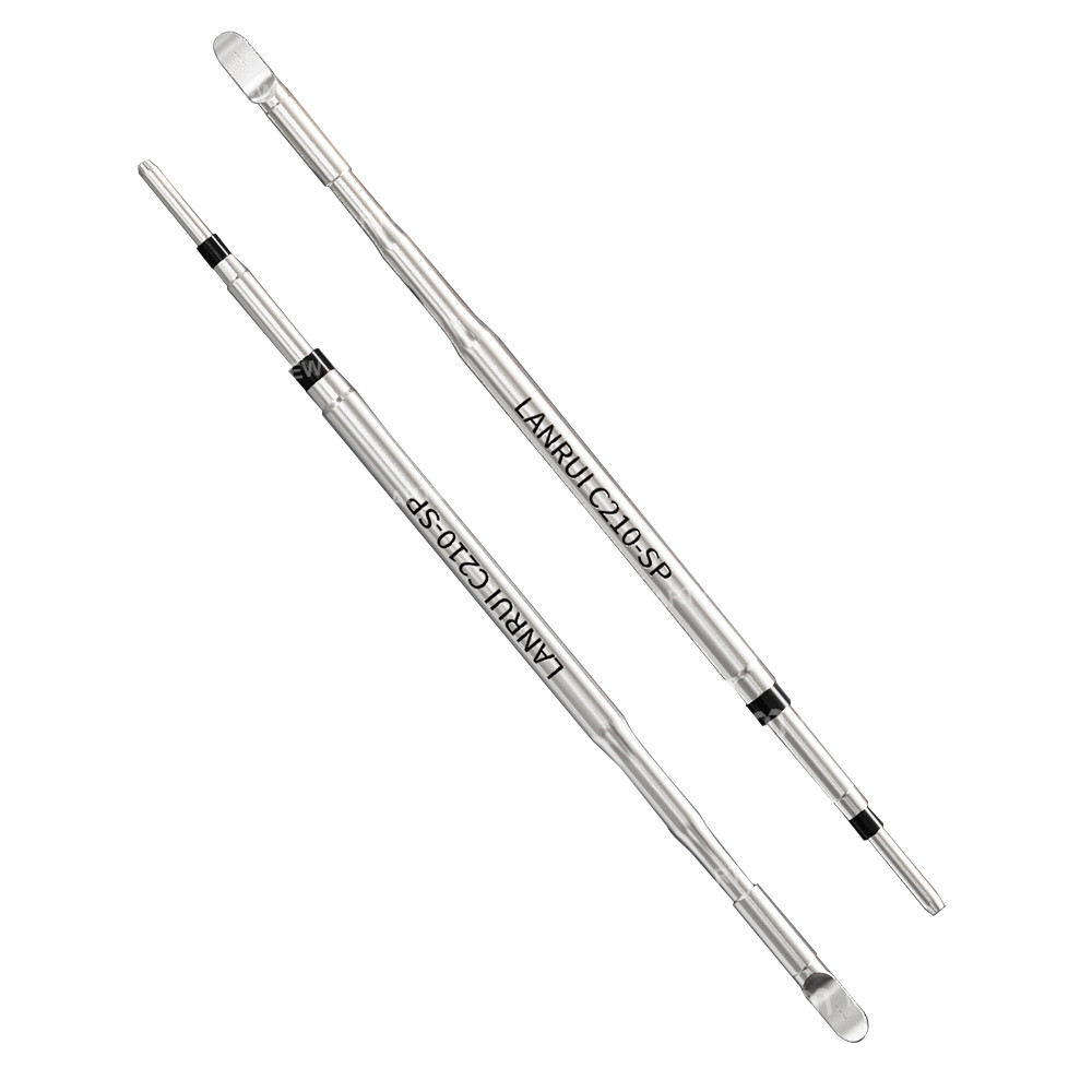 lanrui t03-c210-precision-flat-head-soldering-tip-perfect-for-cpu-ic-de-gummings-micro-soldering-7