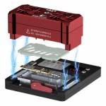 Multifunction UF-100 Cooling Fan X360 Motherboard Layered UV Curing Lamp Desoldering Station for iPh