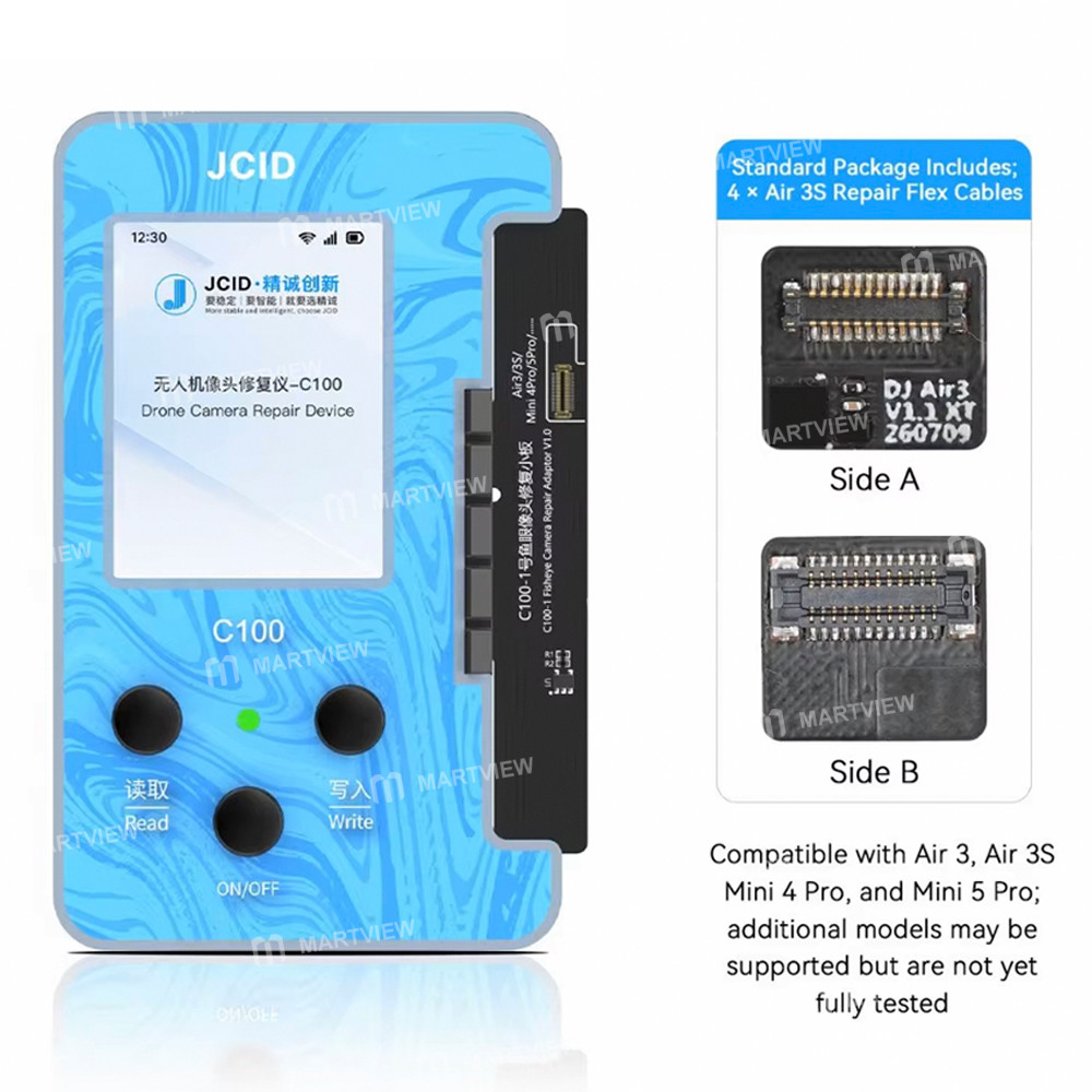 jcid c100-drone-camera-repair-device-supports-dji-drones-air-3-air-3s-mini-4-pro-mini-5-pro-1