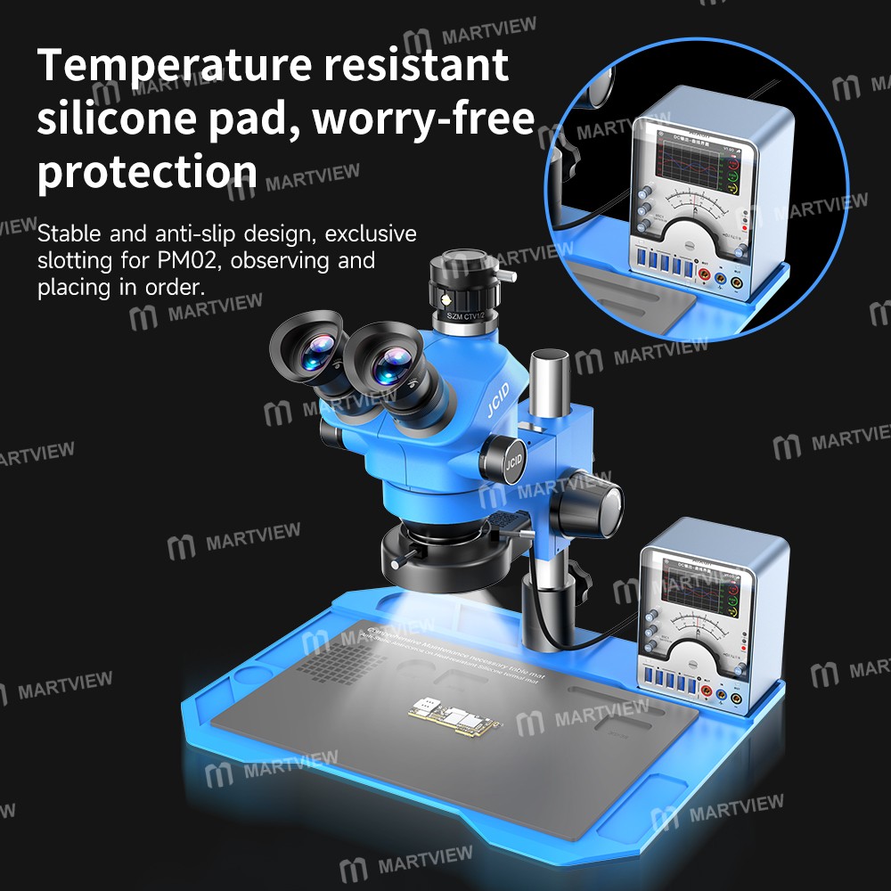 jcid m3750a-7-50x-synchronous-zoom-trinocular-stereo-microscope-with-aluminum-alloy-base-8