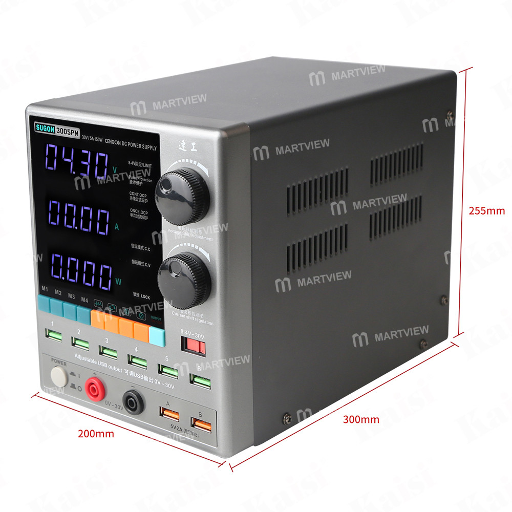 sugon 3005pm-30v-5a-4-digits-display-led-high-precision-adjustable-switching-dc-power-supply-6