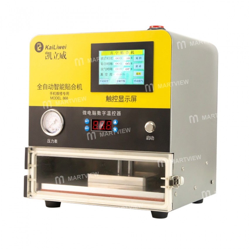KaiLiWei 868 OCA Vacuum Intelligent Touch Laminating Machine for Straight / Curved Screen Phone