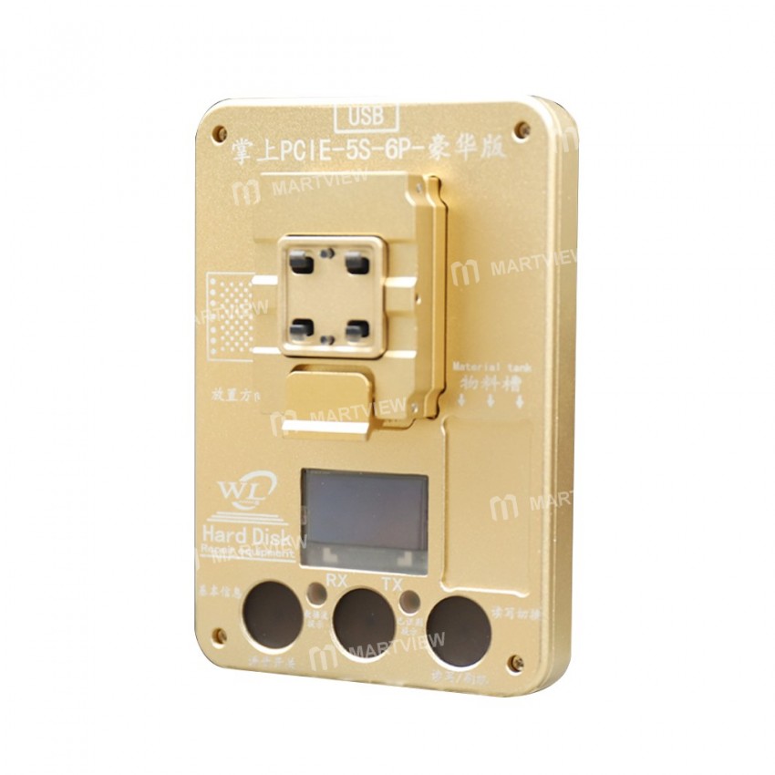 WL MINI Size 64 Bit IC Chip Programmer Tool Repair Mainboard Nand Flash HDD SN For iPhone 5S / 6 / 6