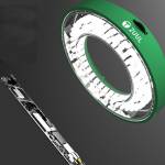 2UUL Adjustable LED Microscope Ring Lamp - Green