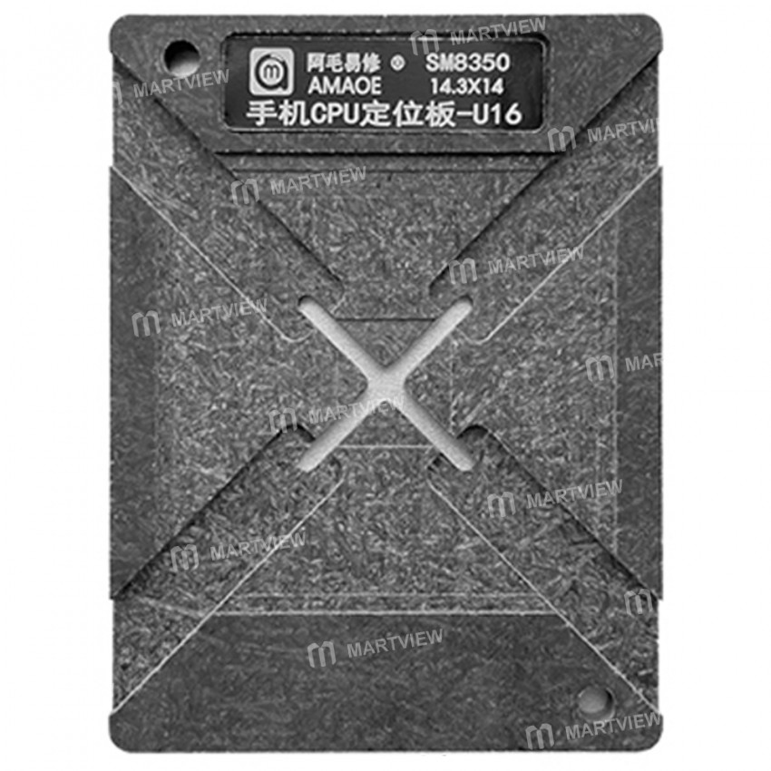 Amaoe U16 0.12mm BGA Reballing Tin Planting Positioning Platform for Qualcomm Snapdragon 888 / SM835