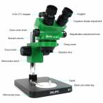 Relife RL-M5T-B1 0.7-5X Continuous Zoom Trinocular Microscope with HD Camera & LCD Display