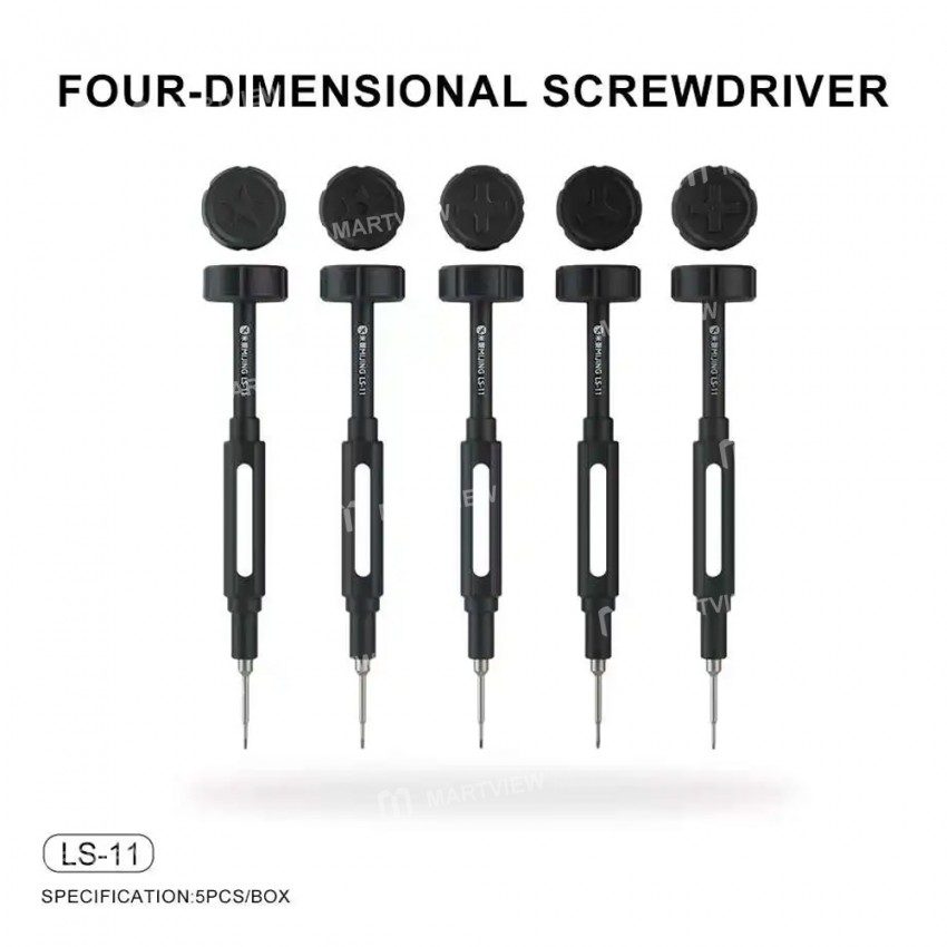 mijing ls-11-5-in-1-four-dimensional-screwdriver-set-for-mobile-phone-computer-disassemble-repair-8