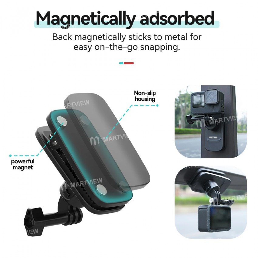 telesin sports-camera-backpack-strap-mount-clip-for-gopro-hero-dji-insta360-11