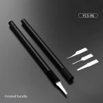 ycs 9g-non-slip-frosted-ultra-light-single-head-carving-knife-handle-with-blades-3