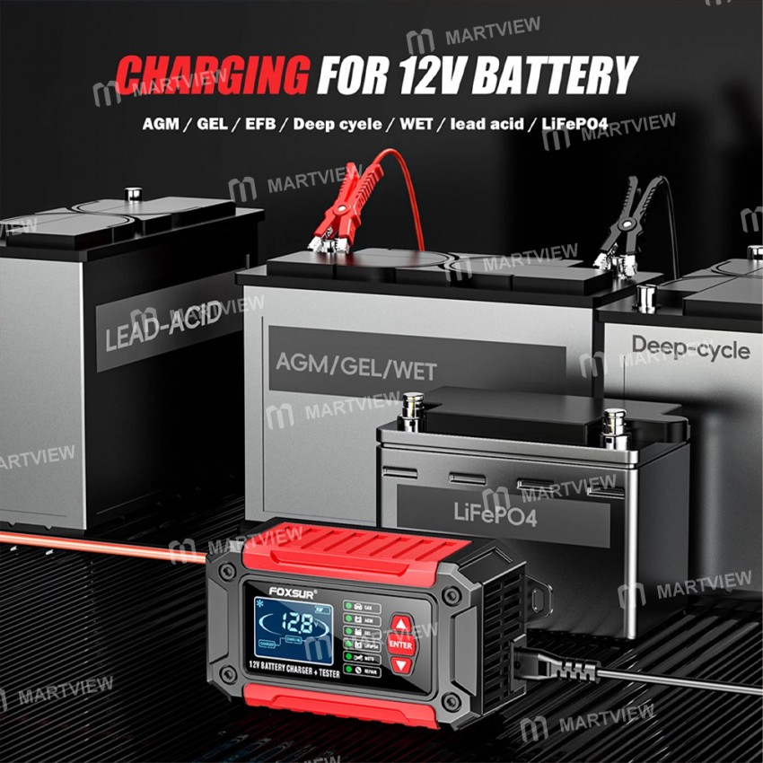 foxsur 12v-6a-2-in-1-intelligent-lead-acid-battery-charger-tester-for-motorcycle-car-8