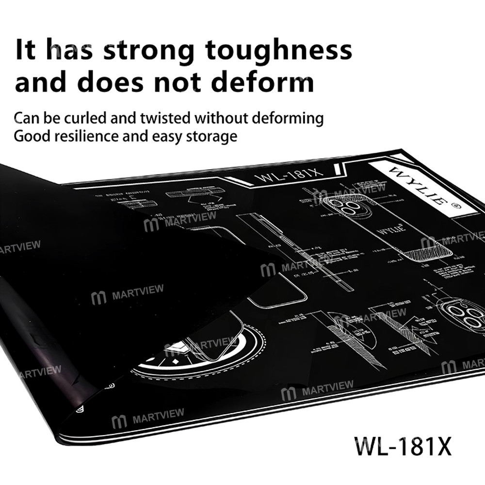 wylie wl-181x-15-inch-heat-insulating-silicone-mat-for-mobile-phone-tablet-repair-2