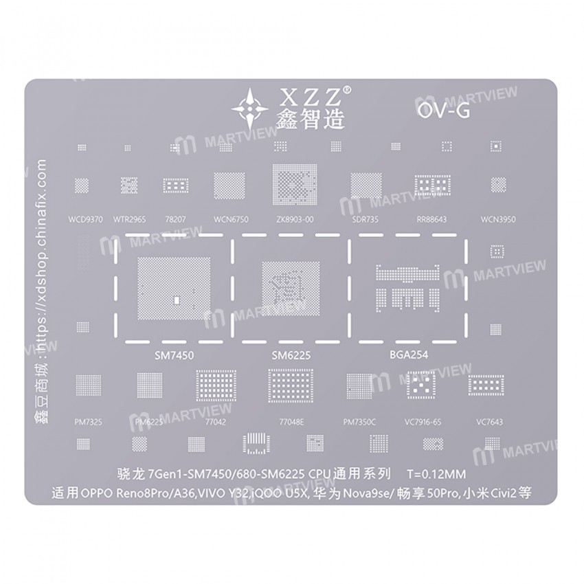 xinzhizao cpu-universal-series-bga-reballing-stencil-set-for-oppo-vivo-mobile-phones-11