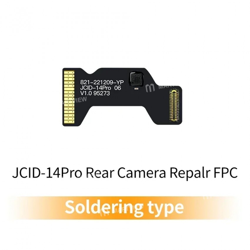 jcid v1se-v1s-pro-rear-camera-flex-cable-welded-version-for-iphone-11-to-14pro-max-12