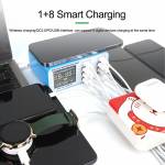Relife RL-304S 8-port Multi-functional USB Smart Charger Support QC 3.0 Wireless Charging