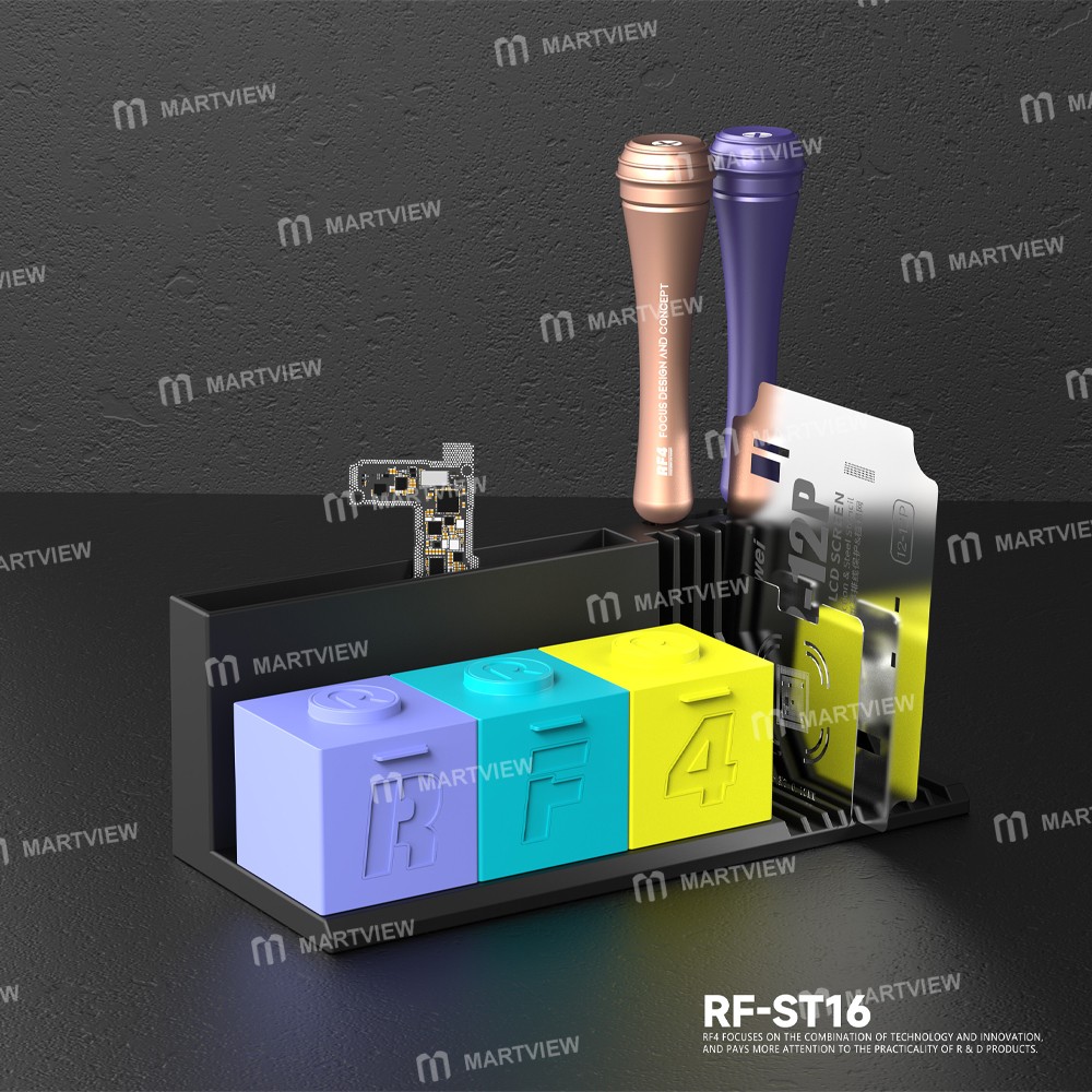 rf4 rf-st16-multifunctional-screwdriver-storage-rack-with-stencil-solder-paste-storage-function-6