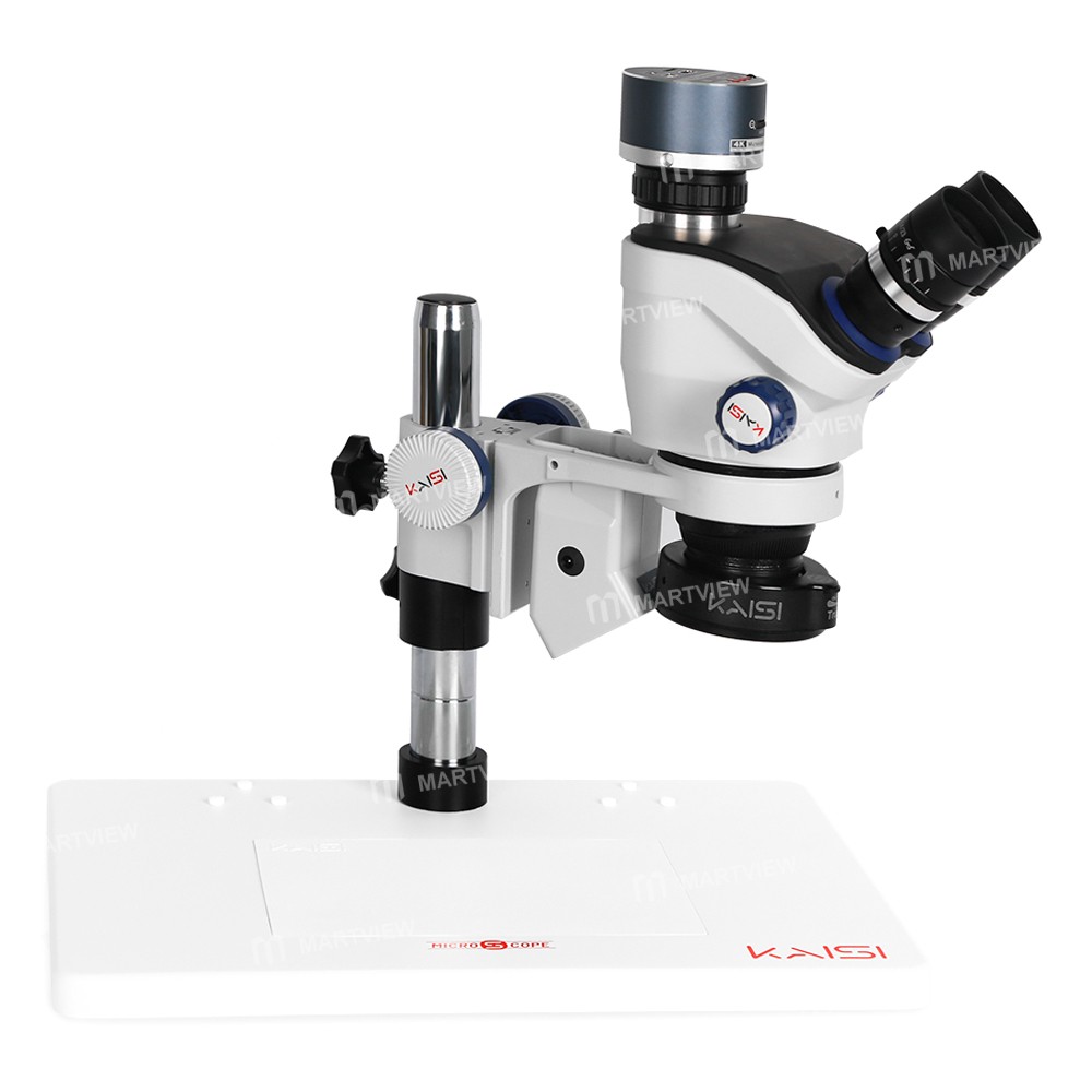 kaisi tx-350e-ver13-7x-50x-zoom-trinocular-stereo-microscope-with-big-base-4k-camera-2