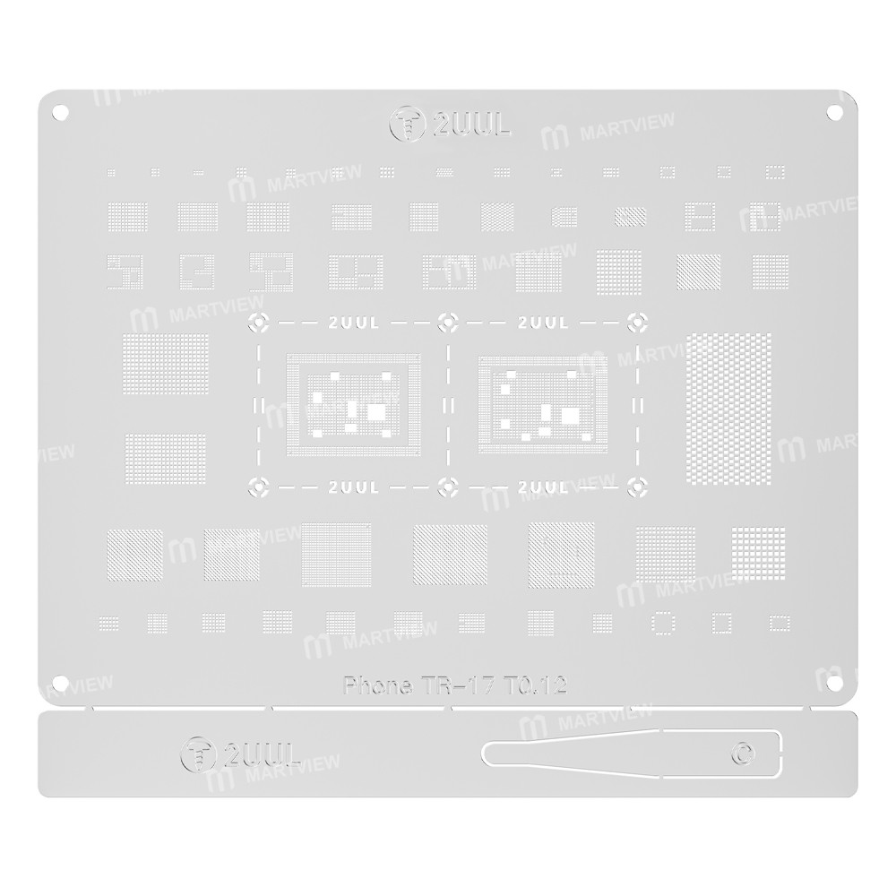 2uul bg03-012mm-cpu-bga-reballing-stencil-for-iphone-17-air-series-apple-a19-a19-pro-cpu-1