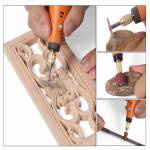 HiLDA JD5208 220V Mini Electric Grinder Jade Carving Polishing Micro Drill Engraving Pen Rotary Tool