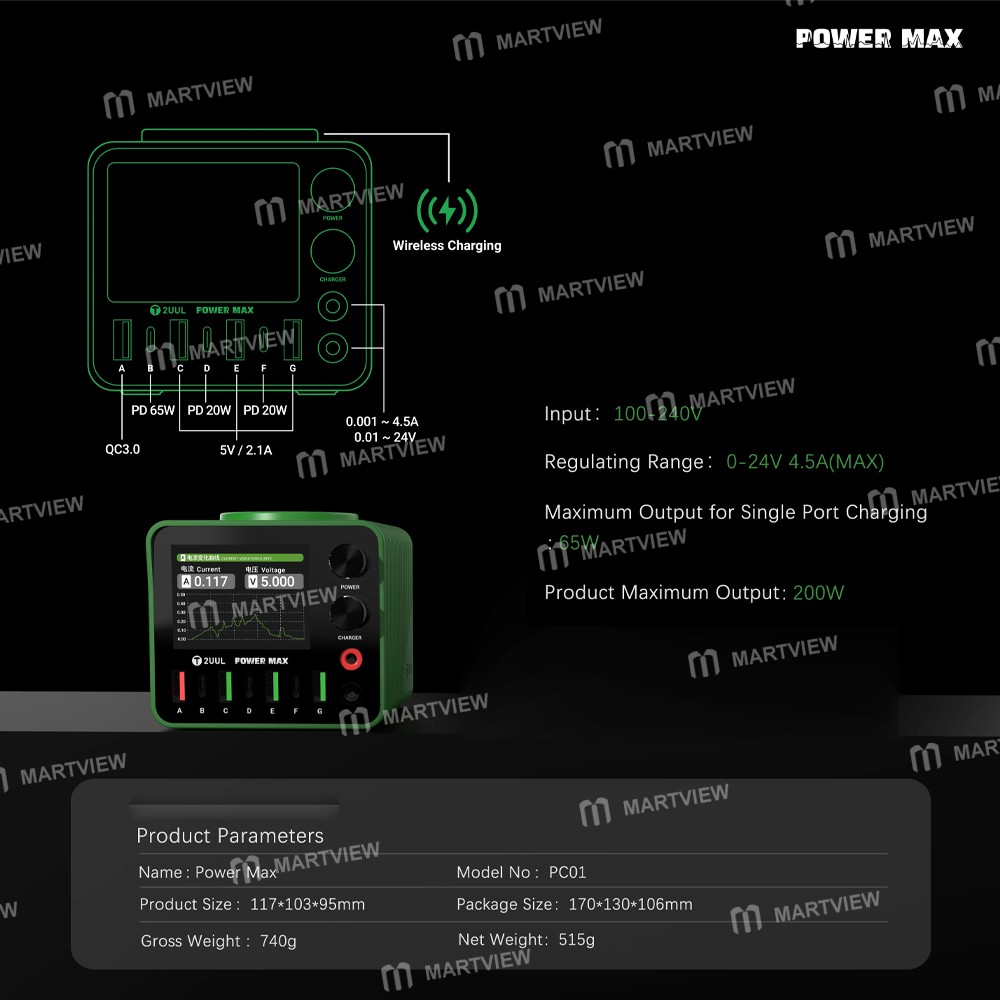 2uul pc01-power-max-multi-port-charger-adjustable-voltage-power-supply-8