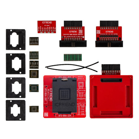6 in 1 UFS (Simplfied) BGA153 BGA254 BGA297 ICFriend Socket for Easy Jtag Plus Box