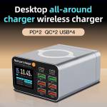 wlx m2-80w-high-power-8-port-digital-desktop-charger-with-wireless-charger-for-phones-laptops-6