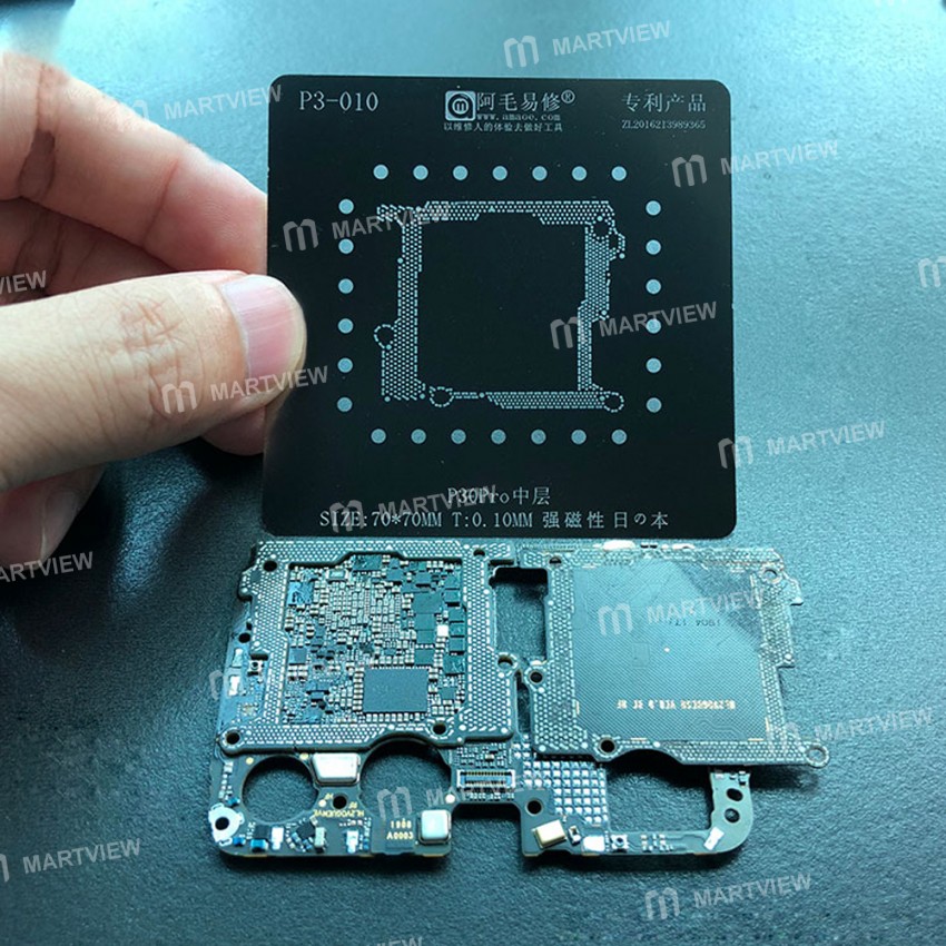 Amaoe P3-010 P3-015 Middle Layer BGA Reballing Tin Plant Stencil Net for Huawei P30 Pro