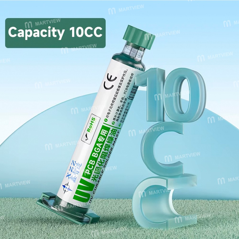 xzz 10cc-uv-curable-solder-mask-green-oil-for-pcb-bga-circuit-board-dedicated-6