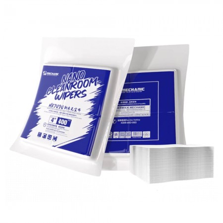 Mechanic HK7090 4-inch Nano Ultra-fine Anti-static Dust-free Cloth - 400Pcs
