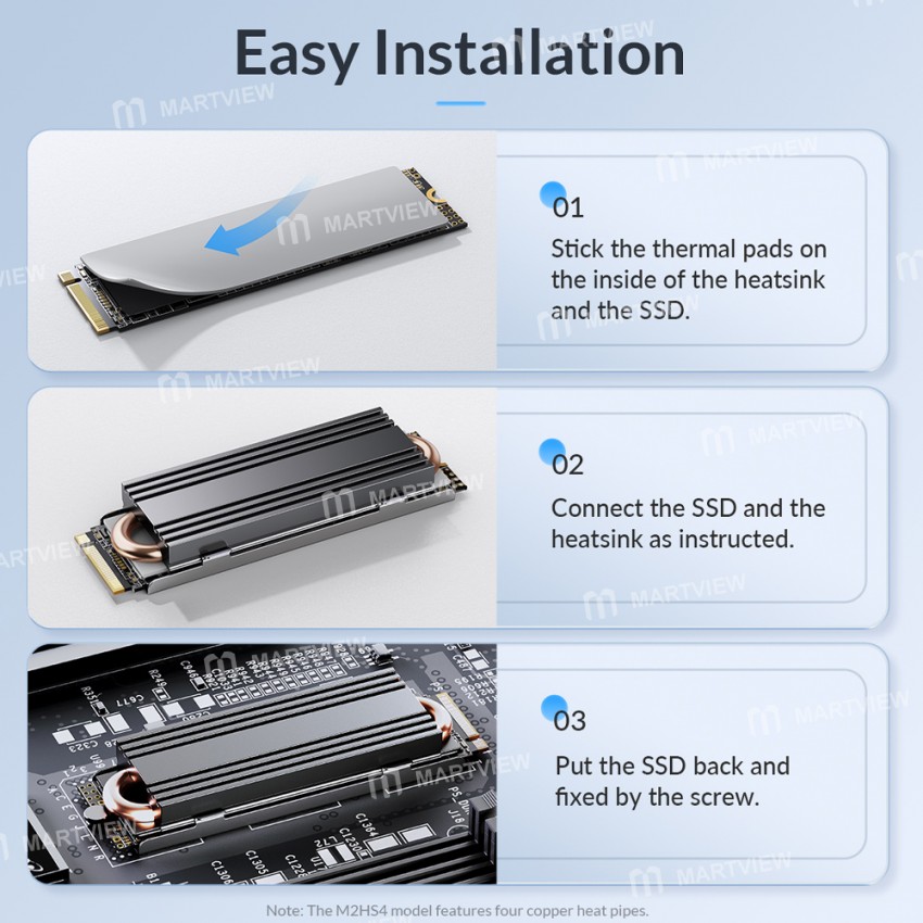 orico copper-conduction-m2-ssd-hard-disk-heatsink-for-m2-2280-ssd-12