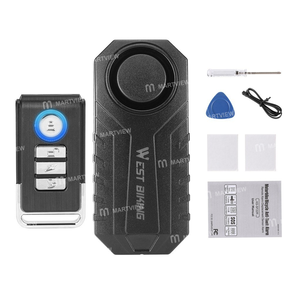 west biking-anti-theft-bicycle-alarm-wireless-high-visibility-movement-2