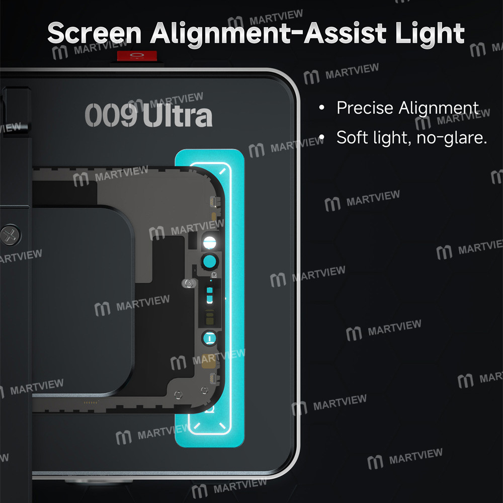 uyue u-009-ultra-8-inch-dual-independent-vacuum-system-lcd-screen-alignment-tool-built-in-alignment-