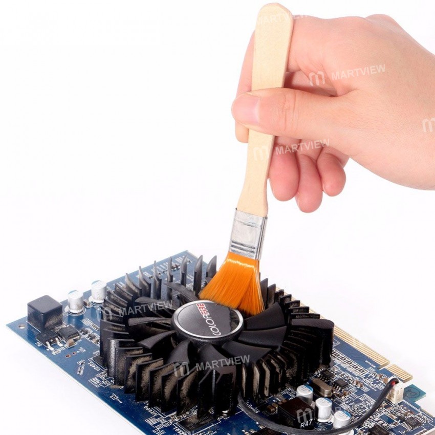 Wood Handle Soft Nylon Brush Dust Cleaner for DIY Painting Computer Keyboard Mobile Phone Tablet PCB
