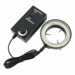 Adjustable 6500K 60 / 144 LED Ring Light Lamp for Industrial Stereo Trinocular Microscope
