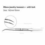 multi purpose-non-slip-stainless-steel-tweezers-with-clip-fastener-2
