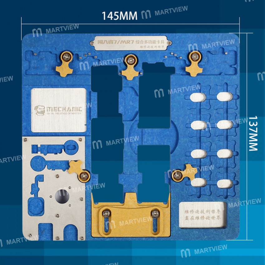 Mechanic MR7 Multi-Function Motherboard Repair Fixture for iPhone XR / 8 Plus / 8 / 7 Plus / 7 / 6S