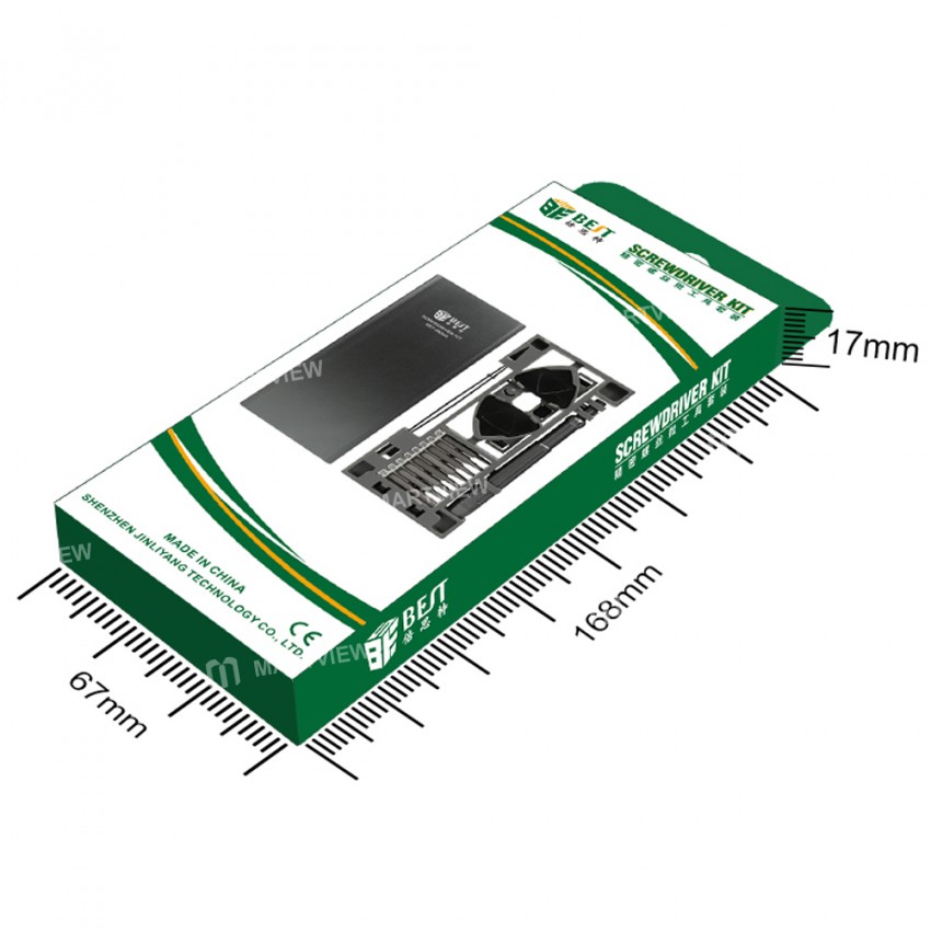 BST-8934B 24-in-1 Precision Magnetic Screwdriver Kit with S2 Steel Bit for Digital Product Repair