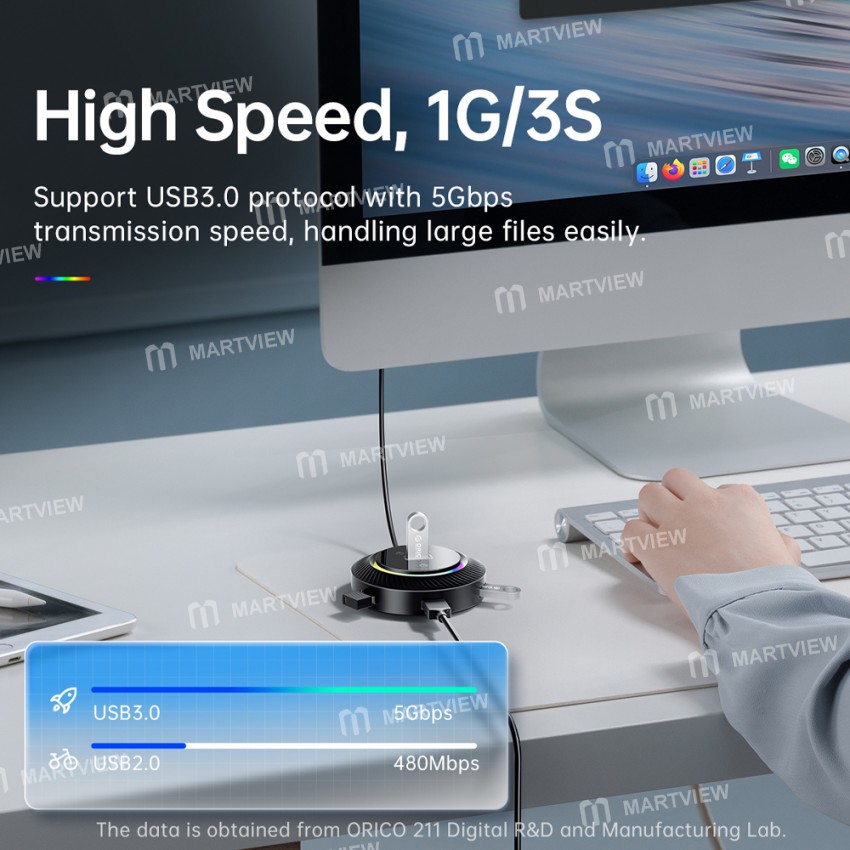 orico ykr2-4-port-usb30-round-desktop-splitter-with-rgb-light-effect-9