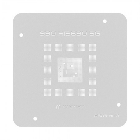 Martview RB03-HI10 CPU BGA Reballing Stencil for Huawei Hisilicon 990 HI3690 5G
