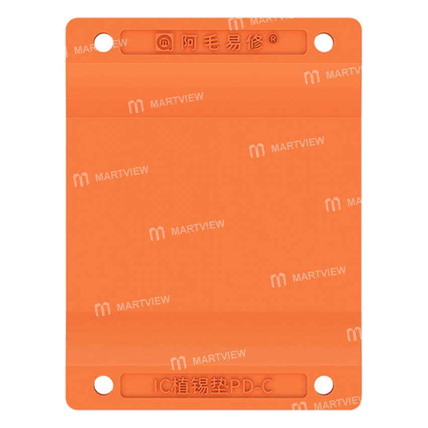 amaoe pd-c-planting-tin-base-thermal-insulation-silicone-pad-set-for-mobile-phone-repair-2