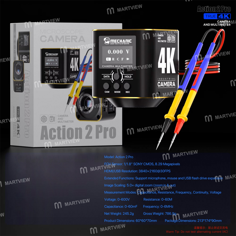 mechanic action-2-pro-4k-hd-industrial-microscope-camera-supports-multimeter-measurement-11