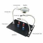 TE-804 Soldering Third Hand Magnetic Universal PCB Motherboard Fixture with Magnifier