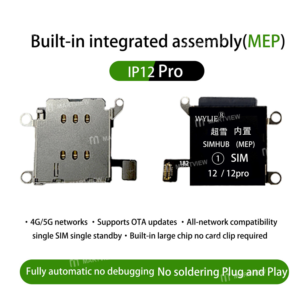 wylie simhub-built-in-mep-integrated-card-slot-finished-product-physical-dual-sim-for-iphone-12-16-3