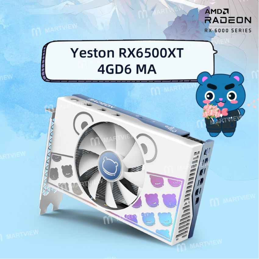 yeston rx6500xt-4g-64bit-gddr6-munchkin-ma-gaming-graphics-card-9