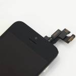 Replacement OEM iPhone 5s LCD with spareparts home button earphone camera etc black