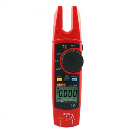 UNI-T UT256B 200A True RMS Auto Rang AC / DC Digital Fork Clamp Multimeter