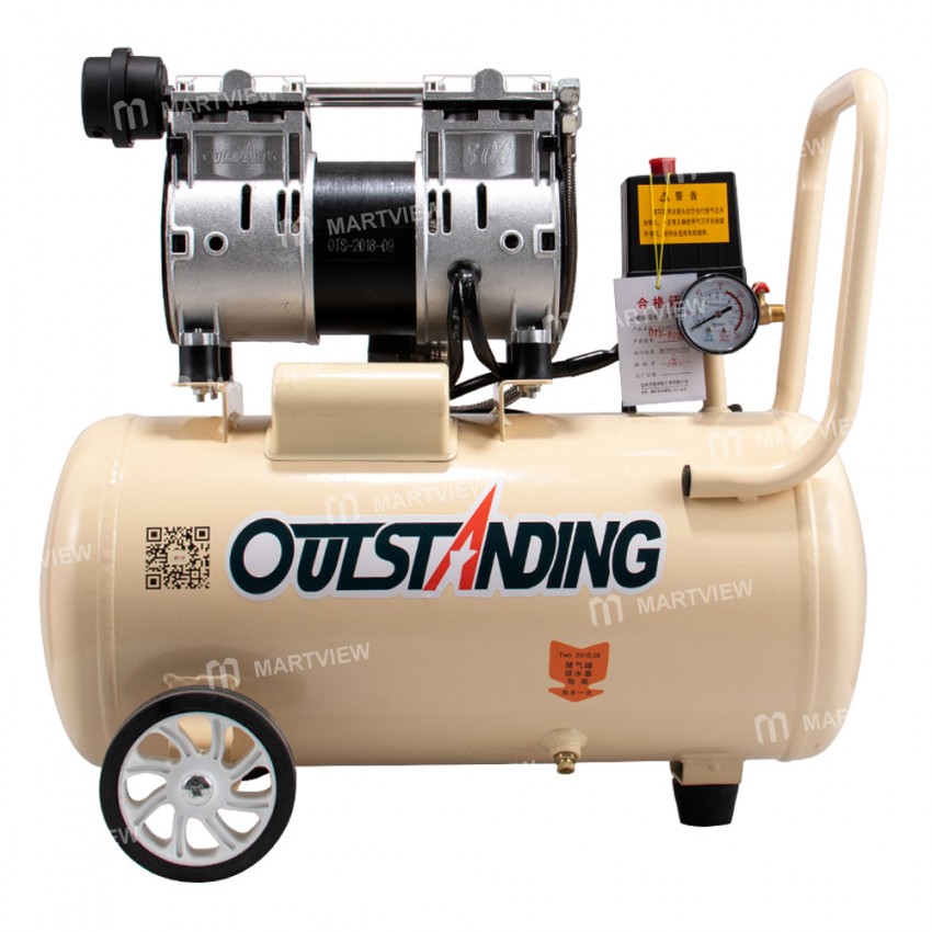 Outstanding Air Compressor Air Pump Inflatable Oil-free Wood Paint Spray Pump 220V - Gold