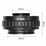amaoe ctv-035x-04x-05x-focus-38mm-adjustable-c-mount-adapter-for-trinocular-stereo-microscope-5