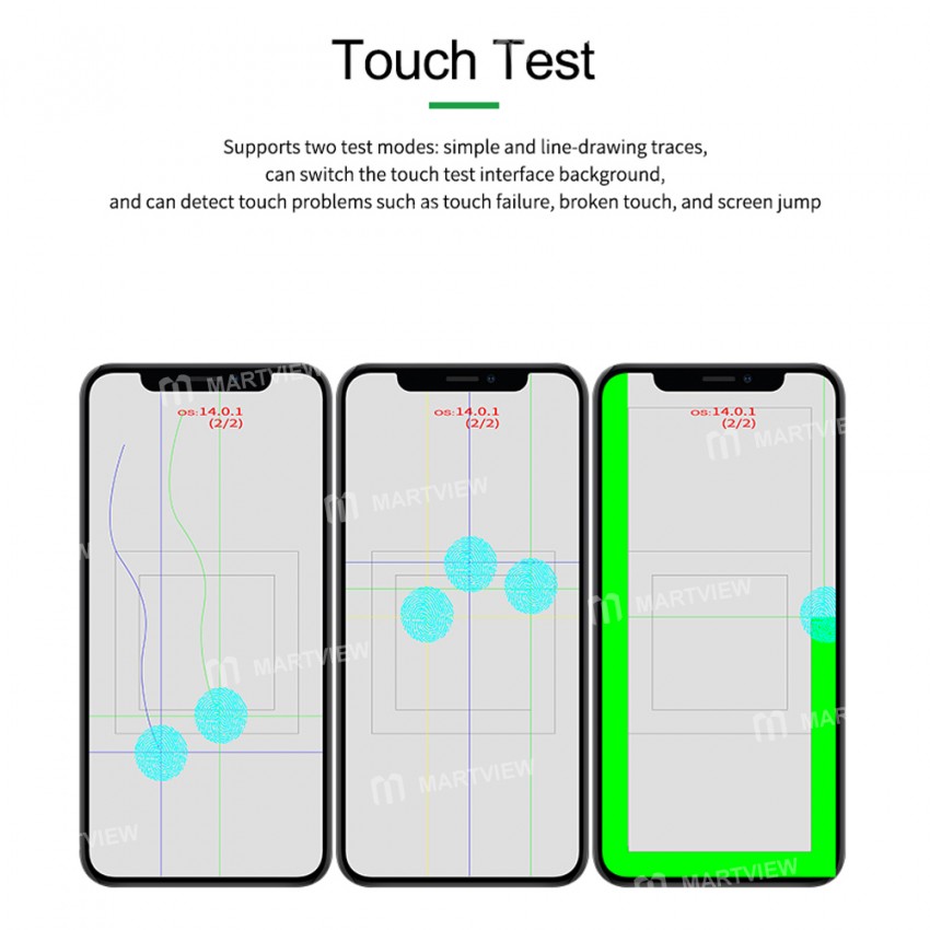 Relife TB-01 IP Smart Test Box 3D Touch Brightness Testing Display Repair for iPhone 6S - 12 Pro Max