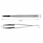 BST-2A Matte Blast Anti-static Tweezers with Replaceable Tip