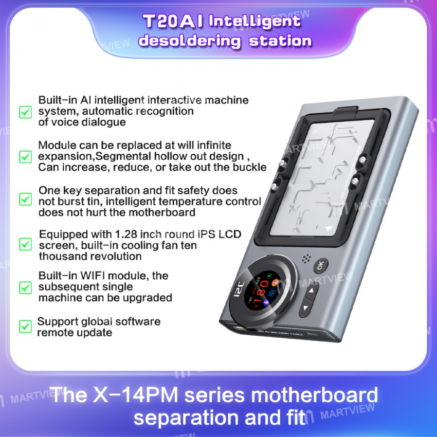 i2c t20-intelligent-motherboard-middle-layered-heating-platform-16